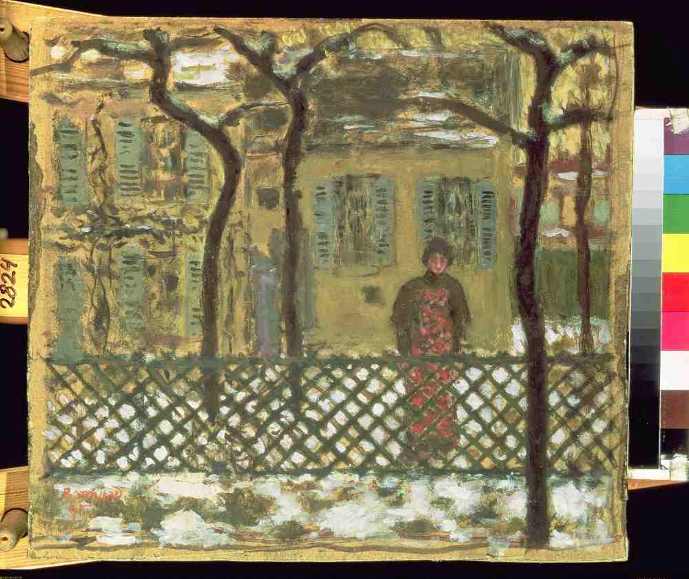 At the Fence from Pierre Bonnard