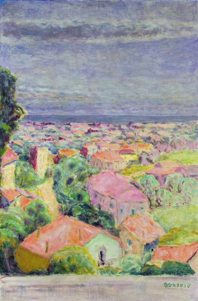 View of Cannet from Pierre Bonnard