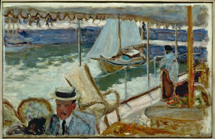 On a Yacht from Pierre Bonnard