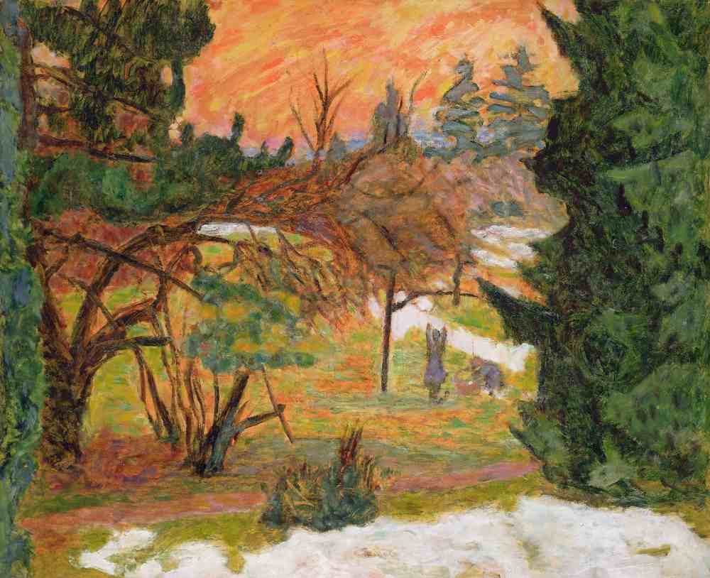 The Washing Line in the Park at le Grand-Lemps from Pierre Bonnard
