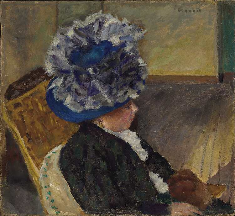 Junge Frau mit blauem Hut from Pierre Bonnard