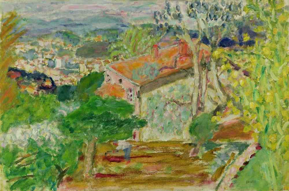 Landscape with a Red House from Pierre Bonnard
