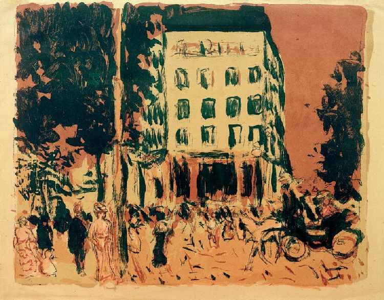 Les Boulevards from Pierre Bonnard