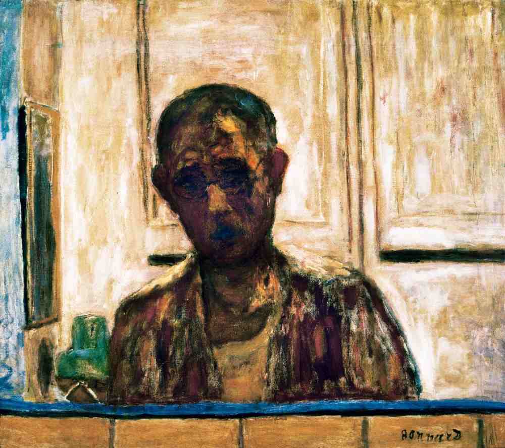 Self Portrait in a Shaving Mirror from Pierre Bonnard