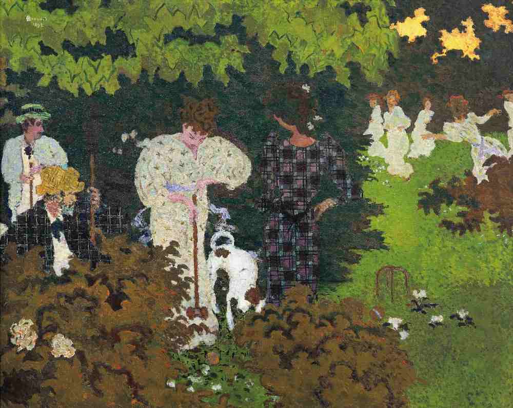 Twilight or The game of croquet from Pierre Bonnard