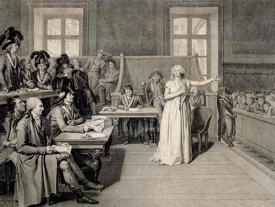 Marie-Antoinette (1755-93) of Habsbourg-Lorraine, Judged the Revolutionary Tribunal Court, 16th Octo from Pierre Bouillon
