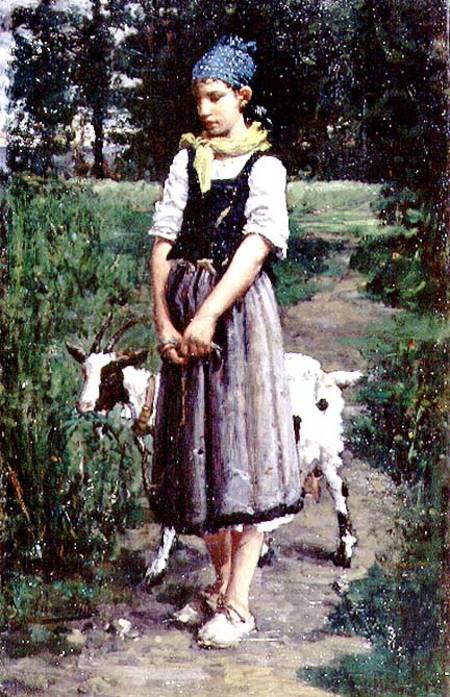 A Young Goatherd from Pierre Celestin Billet