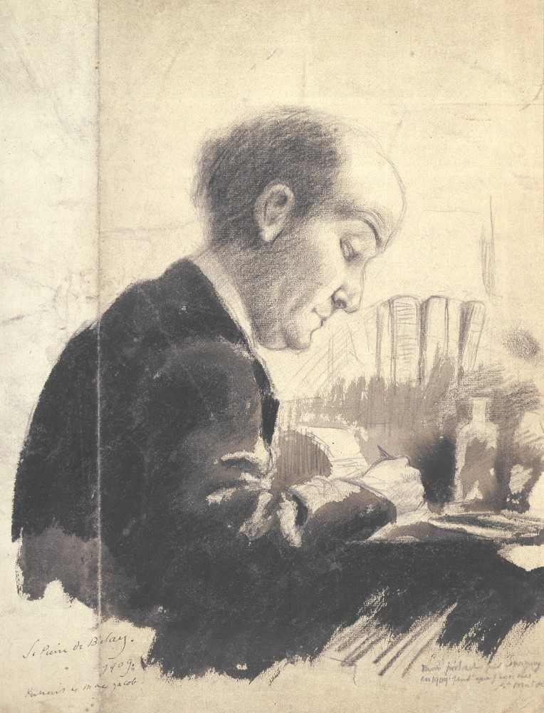 Portrait of Max Jacob from Pierre de Belay