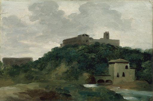 A la villa Farnese: le moulin from Pierre de Valenciennes