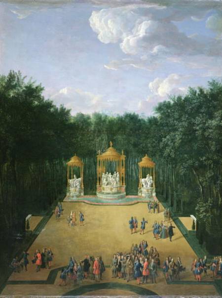 The Groves of the Baths of Apollo in the Gardens of Versailles from Pierre-Denis Martin