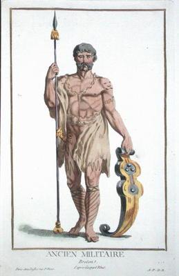 Dress of a Breton Warrior from 'Receuil des Estampes, Representant les Rangs et les Dignites, suivan