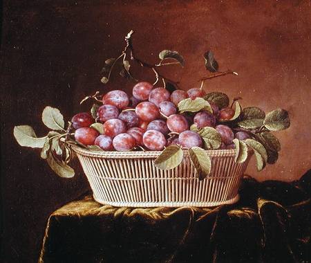 Basket of Plums from Pierre Dupuis