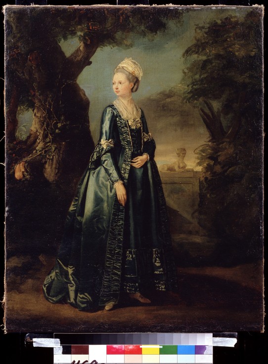 Lady in a Garden (Portrait of Grand Duchess Natalia) from Pierre Etienne Falconet