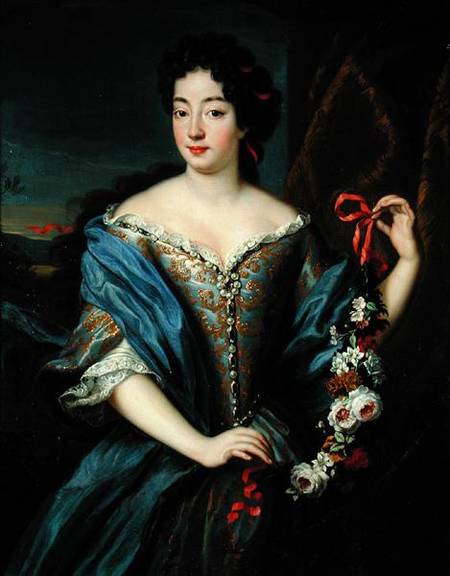Portrait of Anne de Baviere (1648-1723) from Pierre Gobert