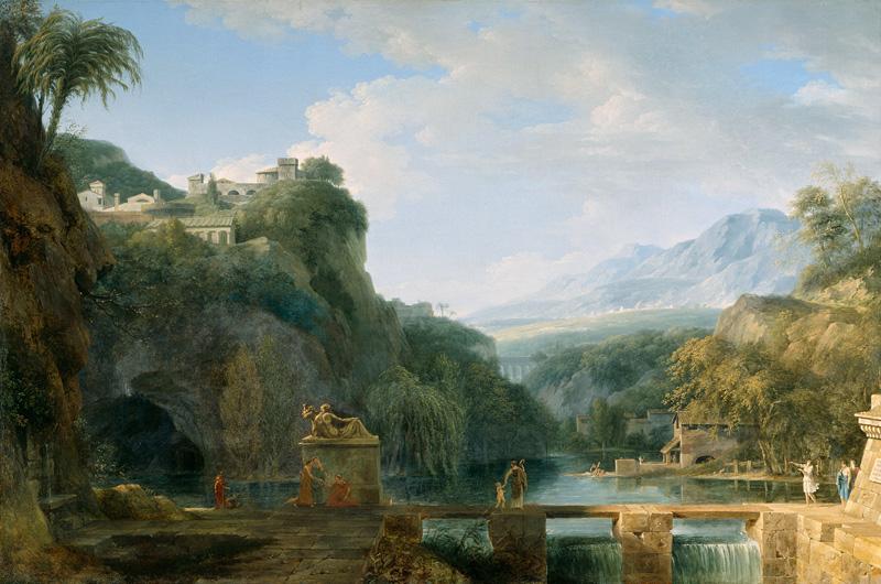 Landscape of Ancient Greece from Pierre Henri de Valenciennes