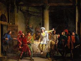 Jeanne d'Arc im Gefängnis in Rouen