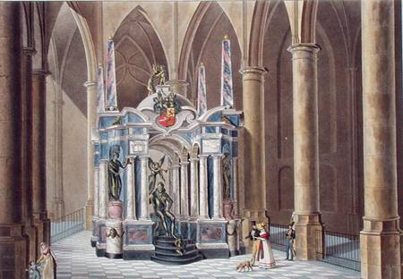 Tomb of William I Prince of Orange at Delft, from 'Choix des Monuments, Edifices et Maisons les plus from Pierre Jacques Goetghebuer