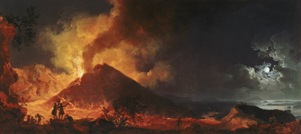 The Eruption of Mount Vesuvius in 1771 from Pierre Jacques Volaire