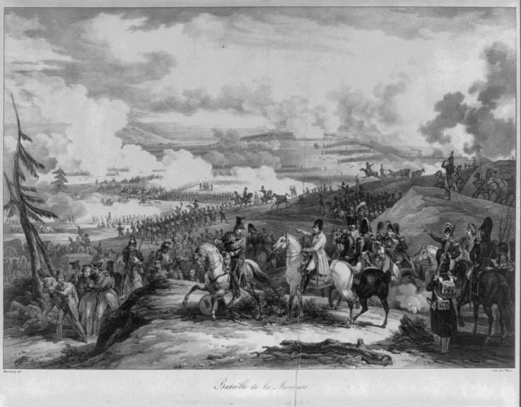 The Battle of Borodino from Pierre Martinet