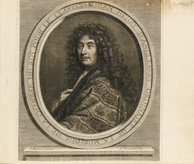Portrait of the composer Jean-Henri d’Anglebert (1629-1691) from Pierre Mignard