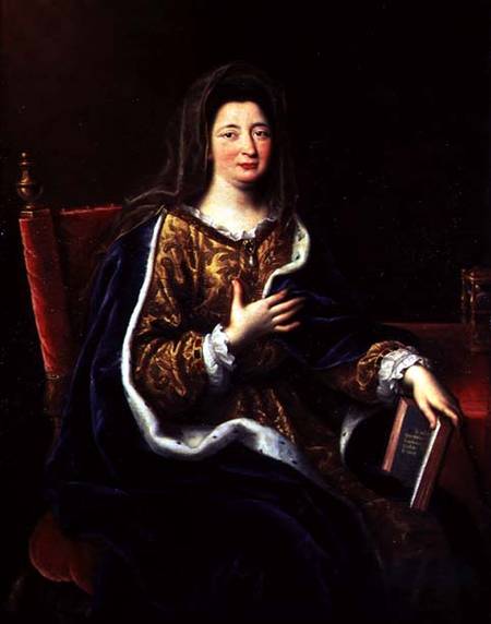 Portrait of Francoise d'Aubigne (1635-1719) the Marquise of Maintenon from Pierre Mignard