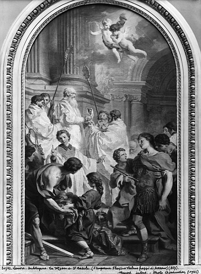 The Mass of St. Basil, before 1747 from Pierre Subleyras
