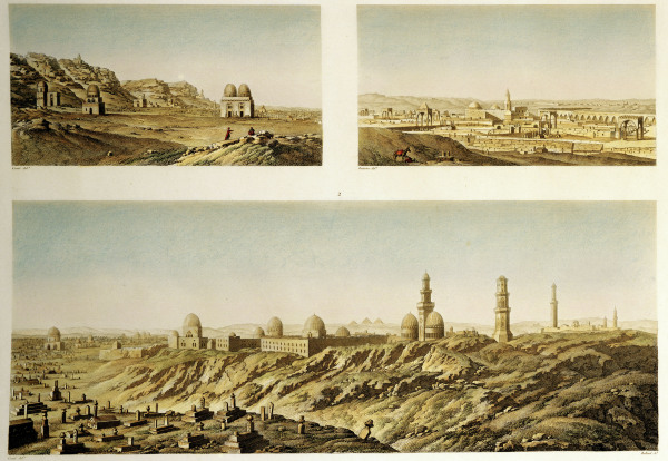 Kairo, Mameluckengräber from Pierre Baltard Louis