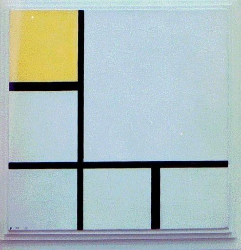 Composition No. I; Yellow /1930 from Piet Mondrian