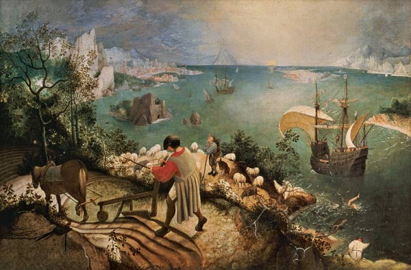 Landschaft mit dem Sturz des Ikarus from Pieter Brueghel d. Ä.