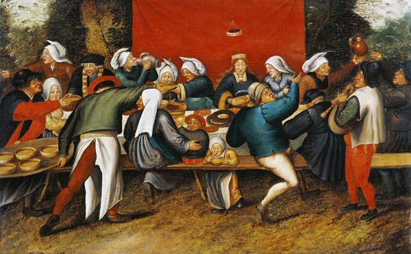 Das Hochzeitsmahl from Pieter Brueghel d. Ä.