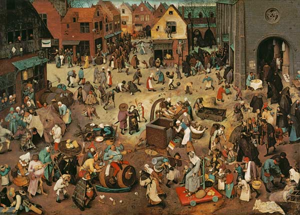 Carnival and Lent from Pieter Brueghel d. Ä.