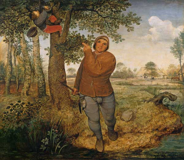 Der Vogeldieb. from Pieter Brueghel d. Ä.