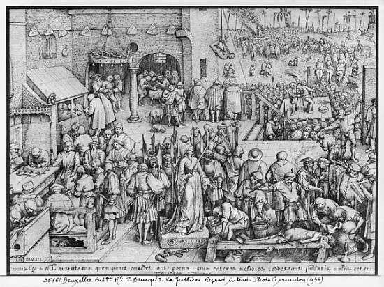 Justice from Pieter Brueghel d. Ä.
