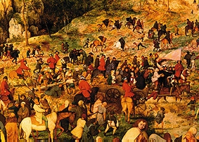 Kreuztragung Christi. (Ausschnitt) from Pieter Brueghel d. Ä.