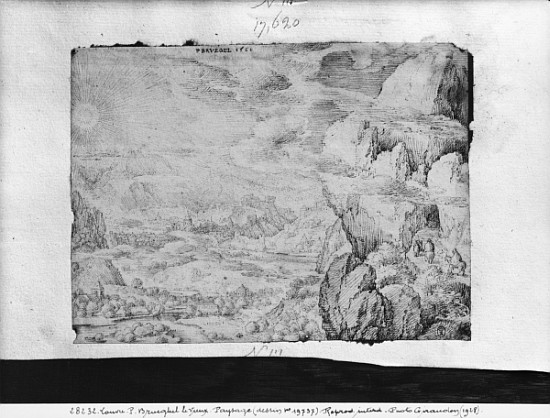 Landscape from Pieter Brueghel d. Ä.