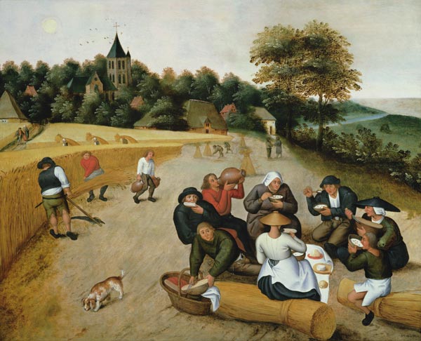 Summer (oil on canvas) from Pieter Brueghel d. J.