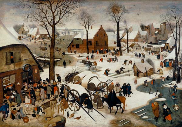 The Census at Bethlehem from Pieter Brueghel d. J.