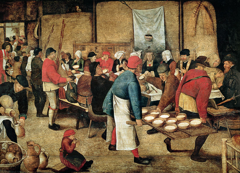The Wedding Supper from Pieter Brueghel d. J.