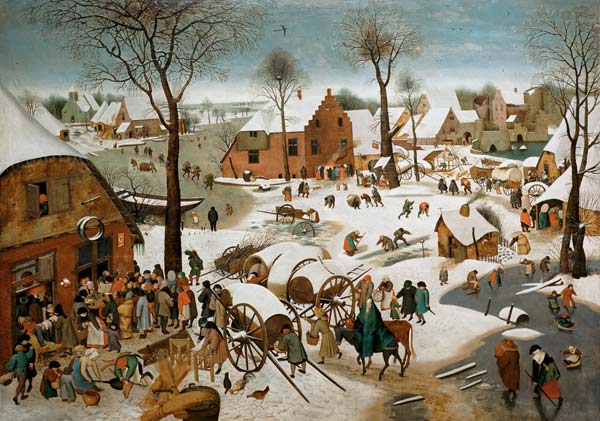 Census in Bethlehem , Brueghel t.Y from Pieter Brueghel d. J.