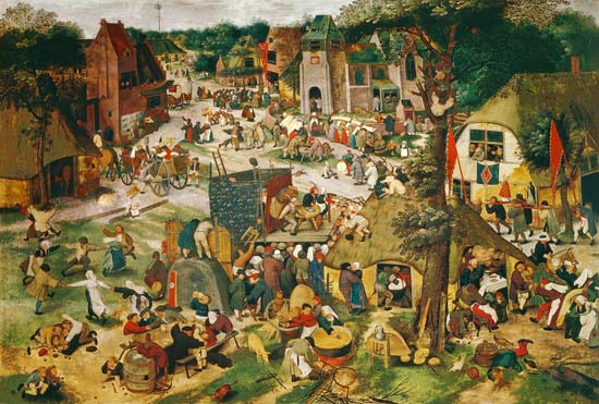Die Hoboken- oder St. Georgs- Kirchweih. from Pieter Brueghel d. J.