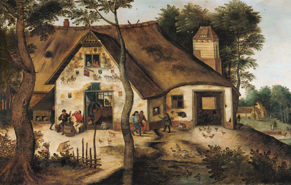Das Wirtshaus St. Michel from Pieter Brueghel d. J.