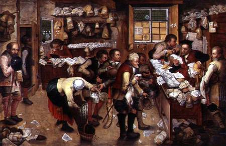 Rent day from Pieter Brueghel d. J.