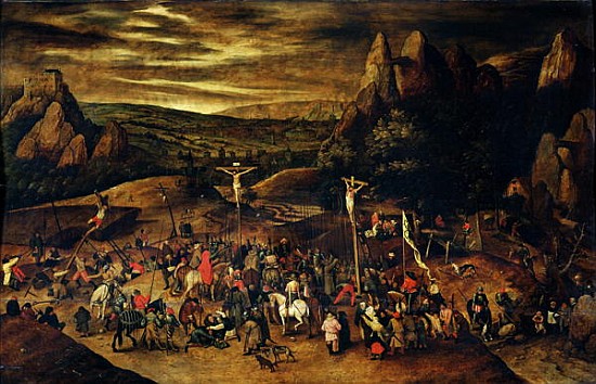 The Crucifixion from Pieter Brueghel d. J.