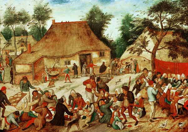 Wedding Feast from Pieter Brueghel d. J.