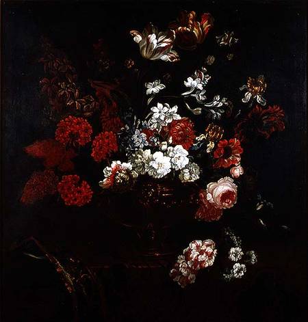 Still Life of Flowers in a Copper Vase from Pieter Casteels