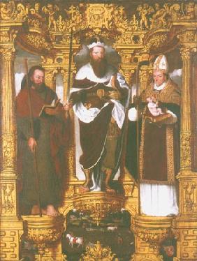 Die Heiligen Bravo, Jakobus und Willibrord
