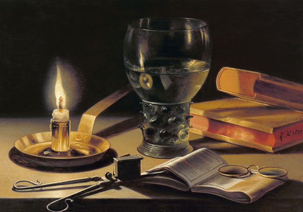 Stillleben mit brennender Kerze from Pieter Claesz
