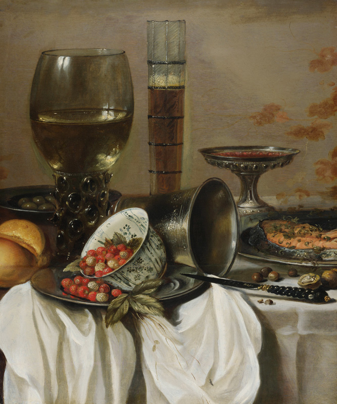 Still Life with Drinking Vessels from Pieter Claesz