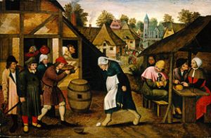 Der Eiertanz. from Pieter Brueghel III. (Sohn von P.B. d. J.)