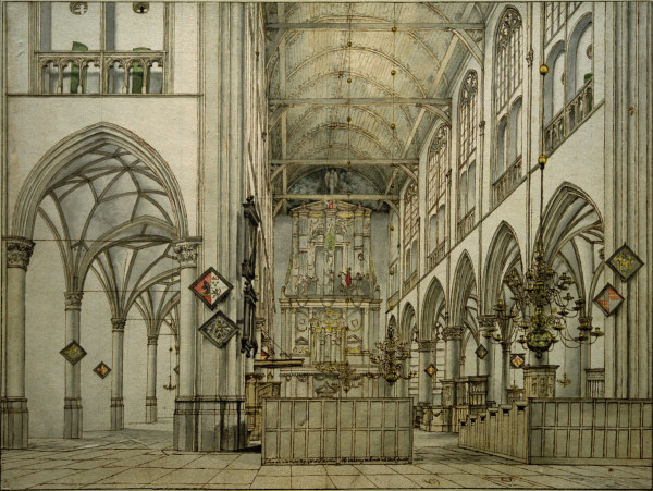 Alkmaar, Laurenskerk from Pieter Jansz
